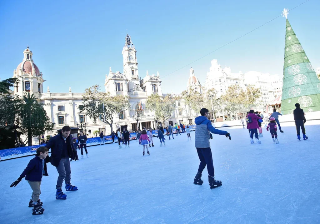 pista de hielo plaza del ayuntamiento 